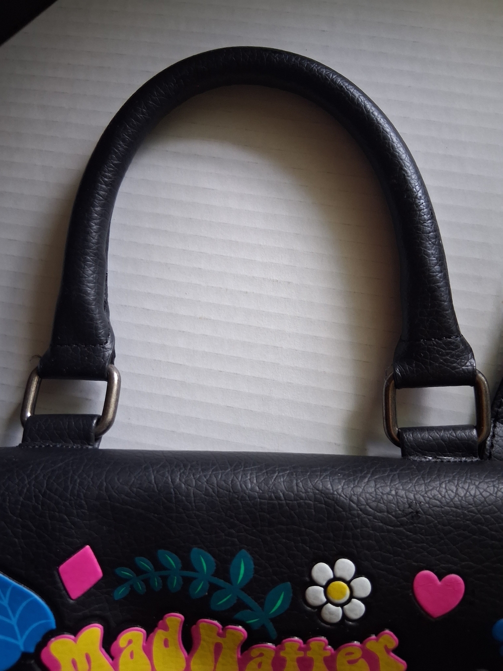 Loungefly Disney Alice In Wonderland Mad Hatter Crossbody Satchel Bag - Picture 3 of 16